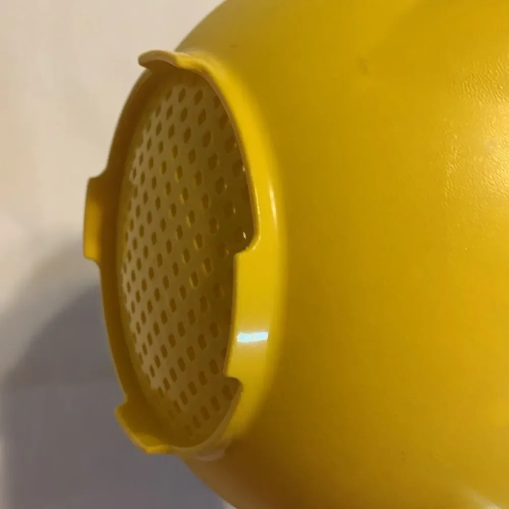 Tupperware Vintage yellow strainer